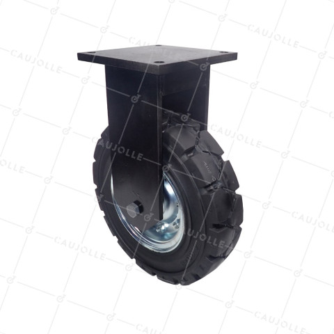 Rotante TODO TERRE PARA GRANDES OBSTÁCULOS DIÁMETRO 406 MM CARGA 950 KG - SERIE TITAN FIJA 406 • Caujolle