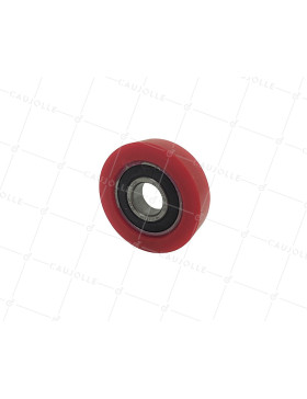 Rueda DE POLIURETANO DIÁMETRO 40 MM CARGA 25 KG EJE 12 MM • Caujolle