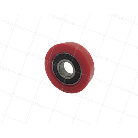 Rueda DE POLIURETANO DIÁMETRO 40 MM CARGA 25 KG EJE 12 MM • Caujolle