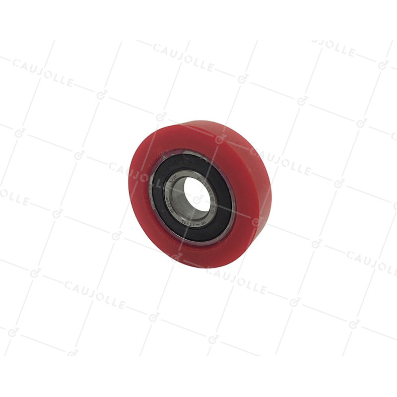 Rueda DE POLIURETANO DIÁMETRO 40 MM CARGA 25 KG EJE 12 MM