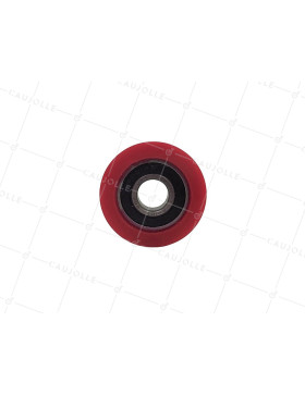 Rueda DE POLIURETANO DIÁMETRO 40 MM CARGA 25 KG EJE 12 MM