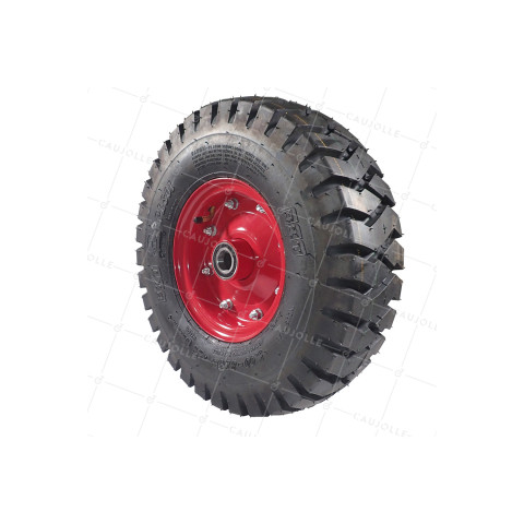 Rueda DE MÁQUINA AGRÍCOLA DIÁMETRO 460 MM CARGA 725 KG EJE 30 MM - S2600B30 8 PR 5.00-8 • Caujolle