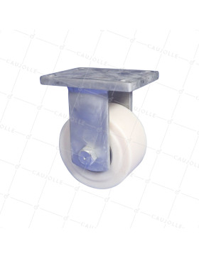 Rotante FIJA EN NYLON DIÁMETRO 150 MM CARGA EXTREMA 3000 KG - STEC NYLON 150F • Caujolle