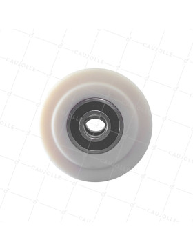 Rueda NYLON FUERTE CARGA DIÁMETRO 150 MM CARGA 2000 KG PARA EJE DE 25MM - S2490 150 RB25