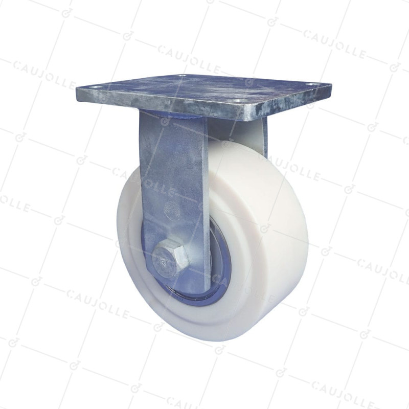 Rotante FIJA DE NYLON DIÁMETRO 250 MM CARGA 7500 KG - STEC NYLON 250F