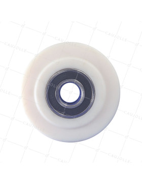 Rueda NYLON FUERTE CARGA DIÁMETRO 200 MM CARGA 4500 KG PARA EJE DE 45MM - S2490 200X80 RB45
