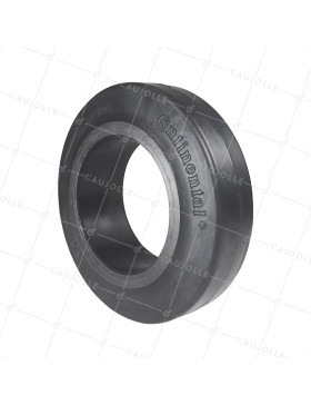 FRENO ACERO GOMA CONTINENTAL® ELÁSTICO DIÁMETRO 300 MM CARGA 800 KG - ANILLO CONTI 300/85-170 • Caujolle