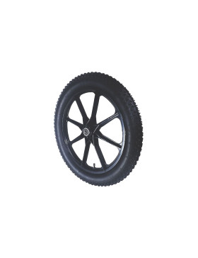 RUEDA DE REMOLQUE DE JARDÍN INFLADA REFORZADA DIÁMETRO 550 MM CARGA 50 KG EJE DE 16 MM - S5100P 20 PULGADAS INFLADA
