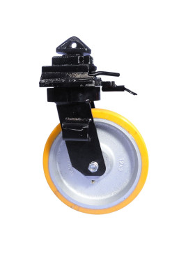 Rotante DE CONTENEDOR Rueda DIÁMETRO 305 MM CARGA 1750 KG - CONTENEDOR MONO Rueda NARANJA