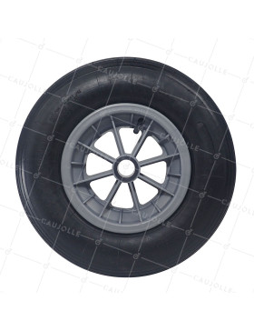 RUEDA DE CARRETILLA INFLABLE DIÁMETRO 400 MM CARGA 150 KG PARA EJE DE 30 MM - S1006P L30 POM