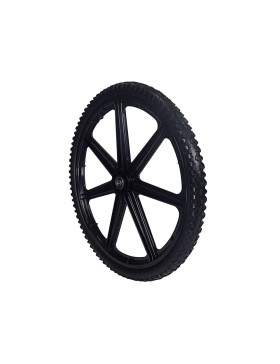 Rueda DE Remolque DE JARDÍN INFLADA REFORZADA DIÁMETRO 605 MM CARGA 50 KG EJE DE 16 MM - S5000P 24 PULGADAS INCORTABLE