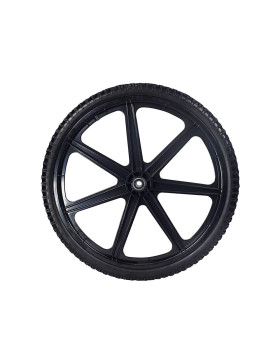 Rueda DE Remolque DE JARDÍN INFLADA REFORZADA DIÁMETRO 605 MM CARGA 50 KG EJE DE 16 MM - S5000P 24 PULGADAS INCORTABLE