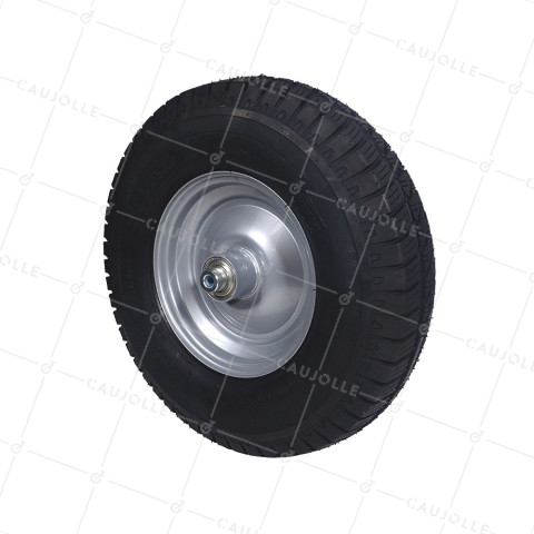 RUEDA DE REMOLQUE 140 KM/H DIÁMETRO 420 MM CARGA 345 KG PARA EJE DE 12 MM - S2600 B12 6PR REMOLQUE ERKA • Caujolle
