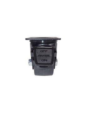 Rotante PIVOTANTE EXTRA BAJA EN NYLON FIBRA FUERTE CARGA DIÁMETRO 75 MM CARGA 600 KG - BLACK SURB 75PAF