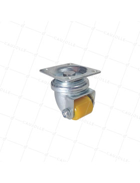 Rotante PIVOTANTE EXTRA BAJA DIÁMETRO 25 MM ALTURA 54 MM CARGA 100KG - MINI SURB 25P • Caujolle