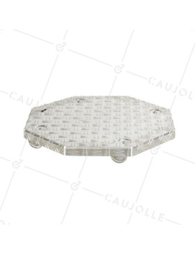 PORTA-MACETAS A Rotantes PARA MACETAS DIÁMETRO 45 CM MÁX CARGA 120 KG - CRYSTAL OCTO 45 • Caujolle