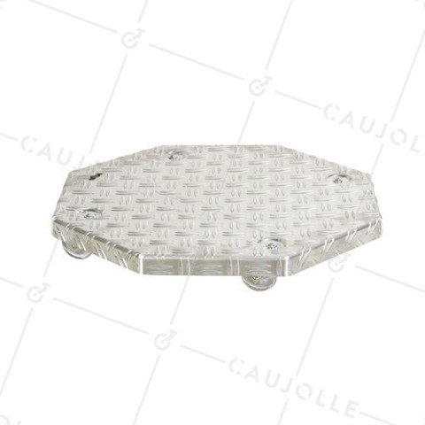 PORTA-MACETAS A Rotantes PARA MACETAS DIÁMETRO 45 CM MÁX CARGA 120 KG - CRYSTAL OCTO 45 • Caujolle