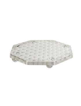 PORTA MACETAS A Rotantes PARA MACETAS DIÁMETRO 45 CM MAX CARGA 120 KG - CRYSTAL OCTO 45