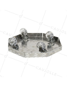 PORTA MACETAS A Rotantes PARA MACETAS DIÁMETRO 45 CM MAX CARGA 120 KG - CRYSTAL OCTO 45