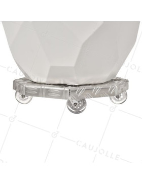 PORTA MACETAS A Rotantes PARA MACETAS DIÁMETRO 30 CM MÁX CARGA 120 KG - CRYSTAL OCTO 30