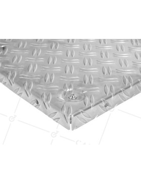 PLATAFORMA DE ALUMINIO PARA MACETAS DISEÑO 30 CM X 30 CM CARGA 90 KG - CRYSTAL SQUARE 30