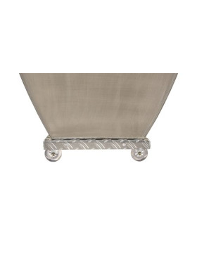 PLATAFORMA DE ALUMINIO PARA MACETAS DISEÑO 30 CM X 30 CM CARGA 90 KG - CRYSTAL SQUARE 30