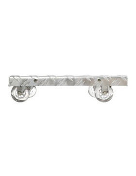 PLATAFORMA DE ALUMINIO PARA MACETAS DISEÑO 30 CM X 30 CM CARGA 90 KG - CRYSTAL SQUARE 30