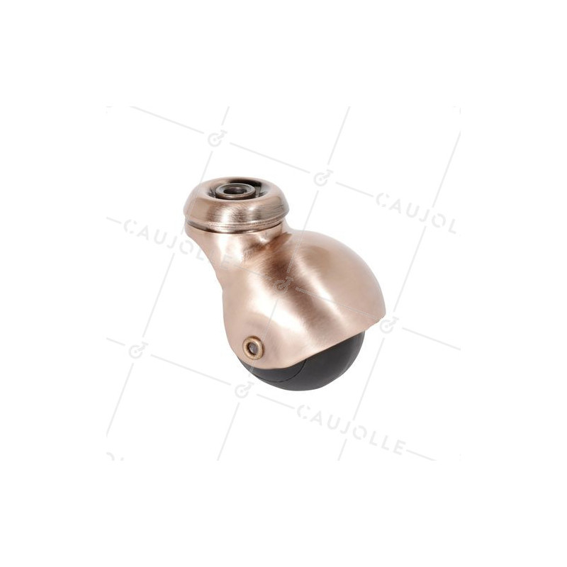 Rotante DE MOBILIARIO BOLA GIRATORIA A Orificio de fijación DE GOMA DIÁMETRO 50 MM CARGA 30 KG - COPPERBALL 50O