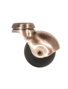 Rotante DE MOBILIARIO BOLA GIRATORIA A Orificio de fijación DE GOMA DIÁMETRO 50 MM CARGA 30 KG - COPPERBALL 50O