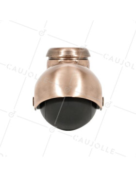 Rotante DE MOBILIARIO BOLA GIRATORIA A Orificio de fijación DE GOMA DIÁMETRO 50 MM CARGA 30 KG - COPPERBALL 50O