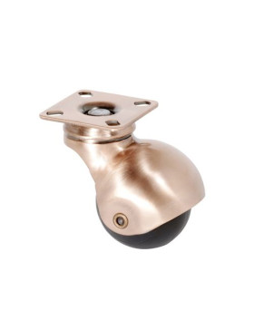 Rotante DE MUEBLES ESFÉRICA GIRATORIA A Placa COBREADA DIÁMETRO 50 MM CARGA 30 KG - COPPERBALL 50P