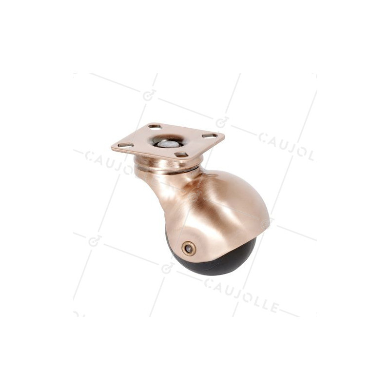 Rotante DE MUEBLES ESFÉRICA GIRATORIA A Placa COBREADA DIÁMETRO 50 MM CARGA 30 KG - COPPERBALL 50P