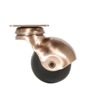 Rotante DE MUEBLES ESFÉRICA GIRATORIA A Placa COBREADA DIÁMETRO 50 MM CARGA 30 KG - COPPERBALL 50P