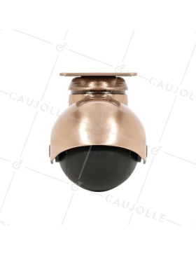 Rotante DE MUEBLES ESFÉRICA GIRATORIA A Placa COBREADA DIÁMETRO 50 MM CARGA 30 KG - COPPERBALL 50P