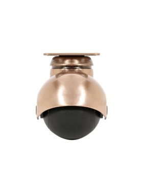 Rotante DE MUEBLES ESFÉRICA GIRATORIA A Placa COBREADA DIÁMETRO 50 MM CARGA 30 KG - COPPERBALL 50P