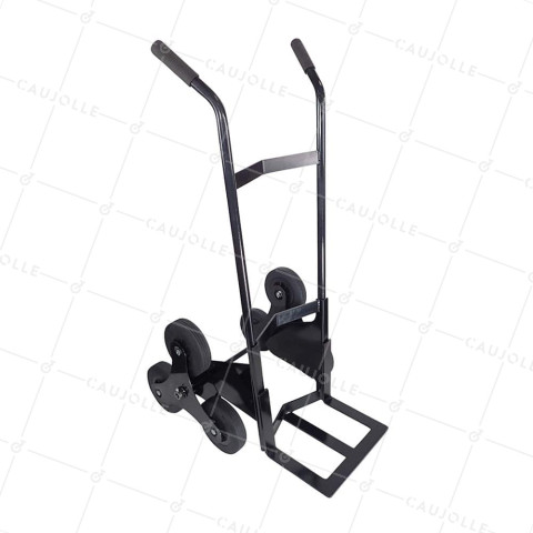 CARRETILLA XXL SUBEESCALERAS «LA INDESTRUCTIBLE» PARA FONTANEROS CARGA 250 KG • Caujolle