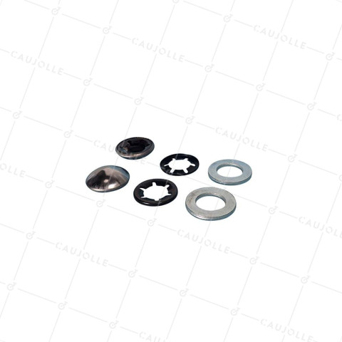 KIT FIJACIÓN Ruedas EJE 16 MM • Caujolle