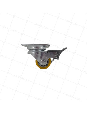 Rotante MINI EXTRA BAJA CON FRENOS FUERTE CARGA DIÁMETRO 35 MM ALTURA 53 MM CARGA 100 KG - EXTRA SURB 35 PAF