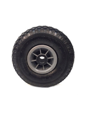 RUEDA DE CARRETILLA DE MANO INFLADA DIÁMETRO 260 MM CARGA 150KG EJE LISO 20 MM - S2700P 260 L20/74 (NEUMÁTICO 3.00-4)