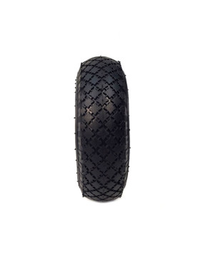 RUEDA DE CARRETILLA DE MANO INFLADA DIÁMETRO 260 MM CARGA 150KG EJE LISO 25 MM - S2700P 260 L25/74 (NEUMÁTICO 3.00-4)