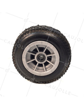 Rueda INFLADA CON CLAVOS DIÁMETRO 310 MM CARGA 200KG EJE 20 MM - Rueda DUMPER 13x5.00-6 R20/90