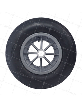 Rueda de carretilla GONFLABLE DIÁMETRO 360 MM CARGA 150 KG PARA EJE DE 32 MM - S1006P 3.50/8 L32 POM