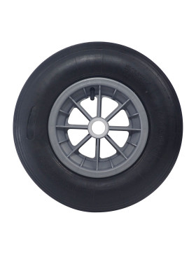 Rueda de carretilla GONFLABLE DIÁMETRO 360 MM CARGA 150 KG PARA EJE DE 32 MM - S1006P 3.50/8 L32 POM