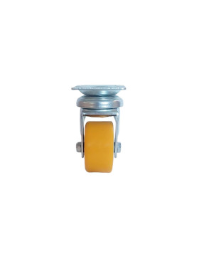 Rotante PIVOTANTE EN POLIURETANO LLANTA ALUMINIO DIÁMETRO 50 MM CARGA 180KG - S74AR 50