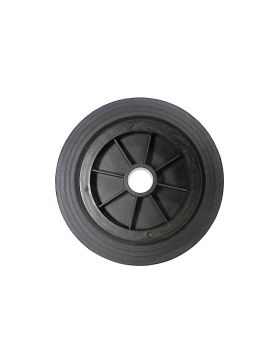 Rueda DE MANUTENTION CAUCHO DIÁMETRO 250 MM CARGA 200KG EJE LISO 37 MM - S2000PS250A37