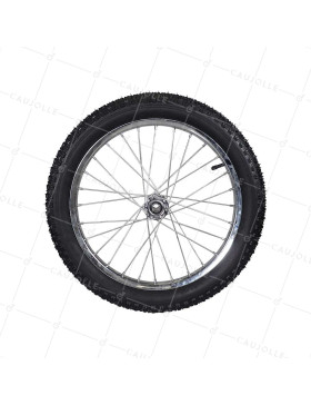 RUEDA INFLADA 20 PULGADAS PARA REMOLQUES DIÁMETRO 540 MM CARGA 40 KG -RADIO METÁLICO