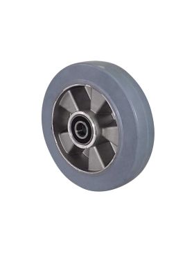Rueda NO TACHANTE A ABSORCIÓN DE CHOQUE DIÁMETRO 200 MM CARGA 450KG EJE 20 MM BOLAS - S2014 200 CAOU GRIS B20