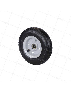 RUEDA DE COMPRESOR DIÁMETRO 210 MM CARGA 100 KG EJE DE 16 MM- 2.50x4 INFLADA A16