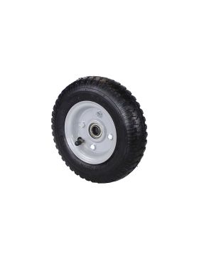 RUEDA DE COMPRESOR DIÁMETRO 210 MM CARGA 100 KG EJE DE 16 MM- 2.50x4 INFLADA A16