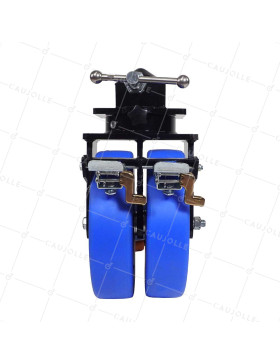 ROTANTE DE CONTENEDOR DE NYLON DOBLE 305 MM DIAMETRO CARGA 7000KG